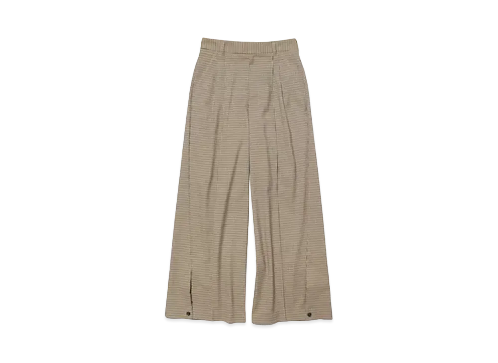 GU x rokh Trousers (Check) "Beige"