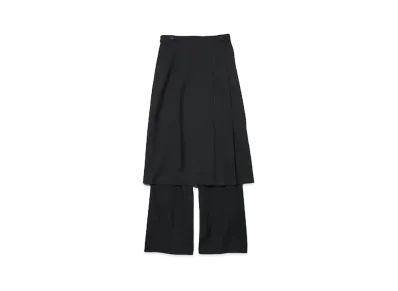 GU x rokh 2 Piece Skirt Pants "Black"