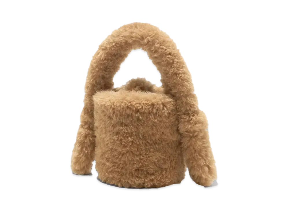 GU x rokh Furry Bag "Brown"