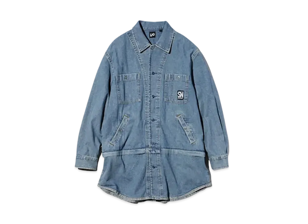 GU x UNDERCOVER UG Tunic Shirt "Blue"