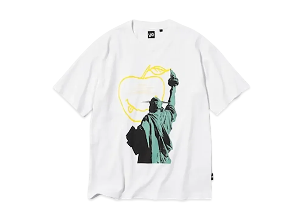 GU x UNDERCOVER UG Graphic Tee 3/4 Sleeve "White"