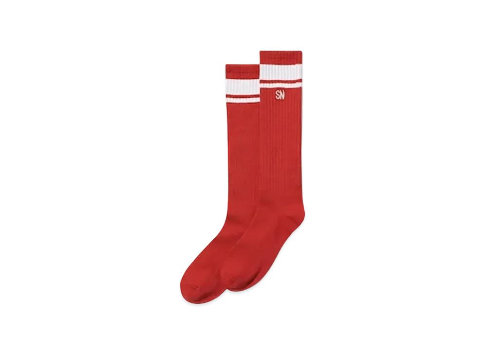 GU x UNDERCOVER UG High Socks "Red"