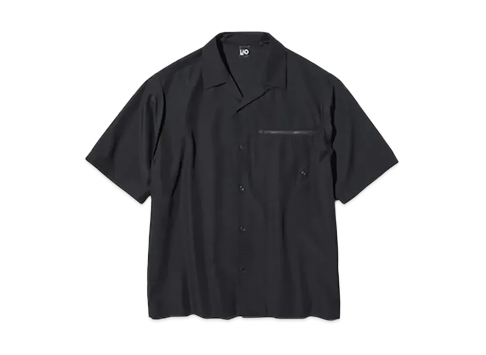 GU x UNDERCOVER UG Open Collar Shirt Half Sleeves "Black"