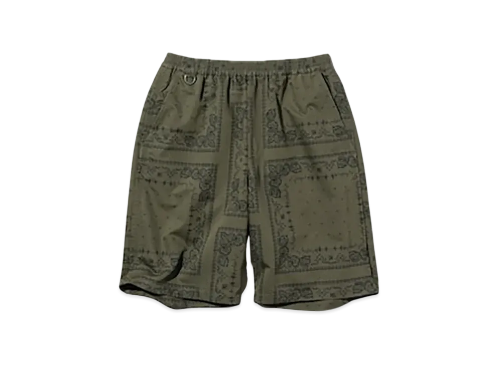 GU x UNDERCOVER UG Cotton Easy Shorts Pattern "Olive"