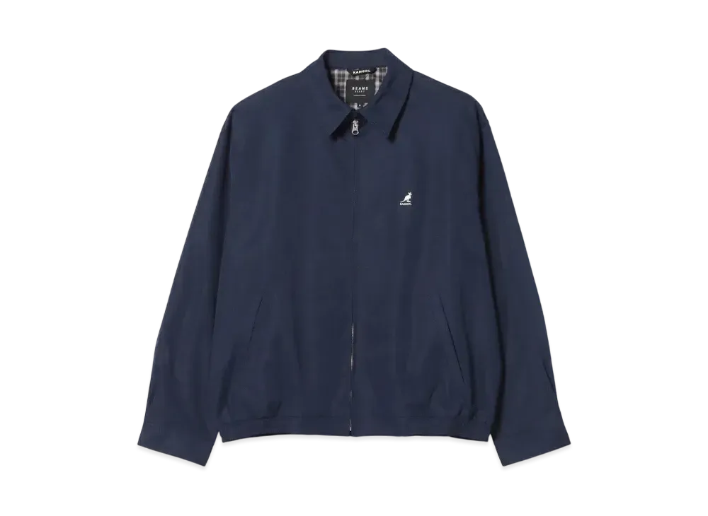 KANGOL x BEAMS Heart Zip-Up Big Blouson "Navy"