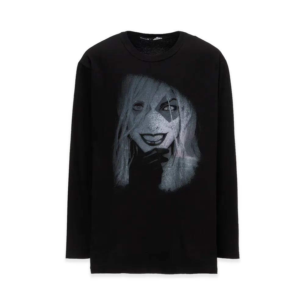 Ground Y x DC Super-Villains "Harley Quinn" Graphic Long T-Shirt "Black"