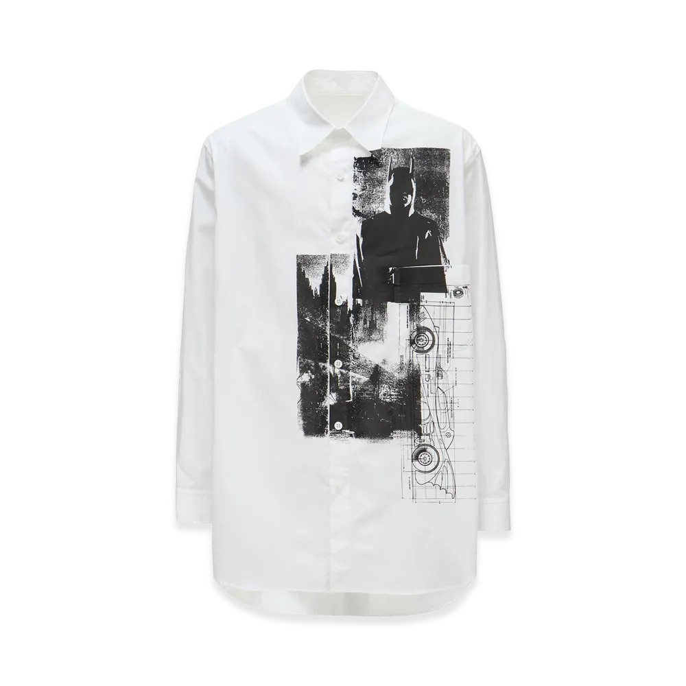 Ground Y x DC Super-Villains Cotton Print Shirt "White"
