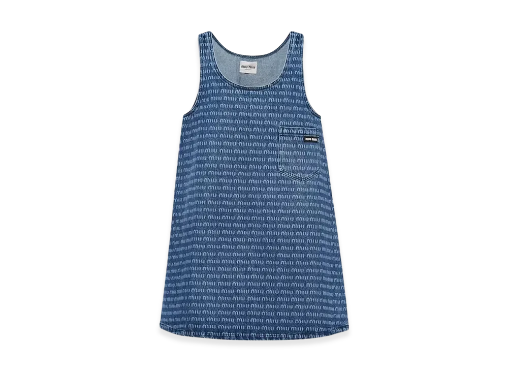 MIU MIU Women's Denim Dress "Navy"