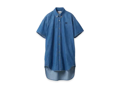 MIU MIU Women's Chambray Dress "Sapphire Blue"