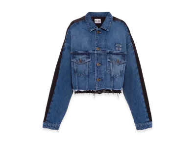 MIU MIU Women's Denim Blouson "Blue"