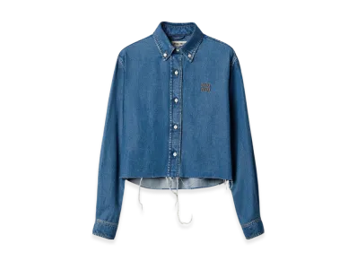 MIU MIU Women's Denim Shirt "Blue"