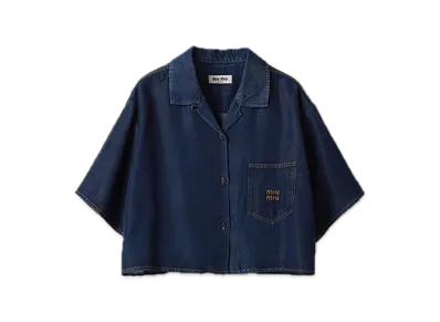 MIU MIU Denim Shirt "Navy"