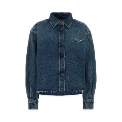 MIU MIU Women's Denim Shirt "Blue"