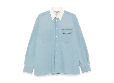 MIU MIU Women's Denim Oversize Shirt "Lightblue"