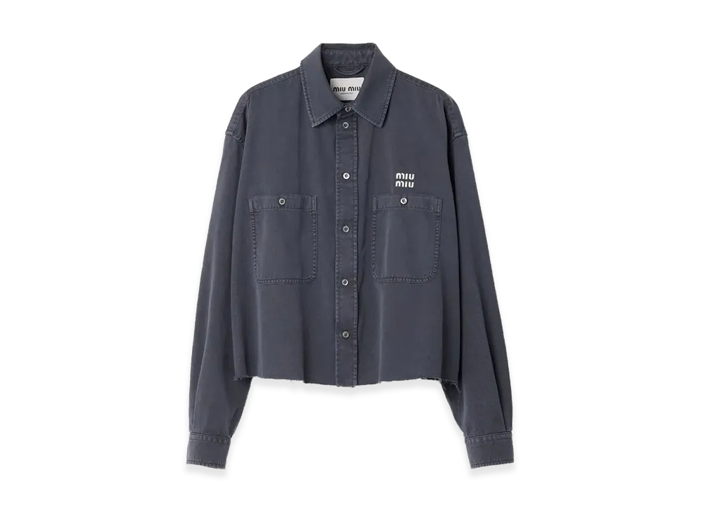 MIU MIU Women's Shirts "Gray"