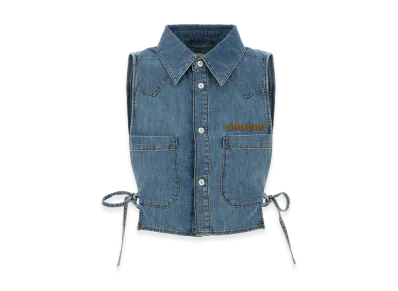 MIU MIU Women's Shirts "Light Blue"