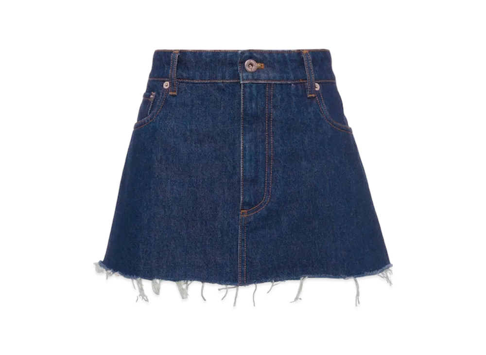 ミュウミュウ レディース デニムミニスカート 
