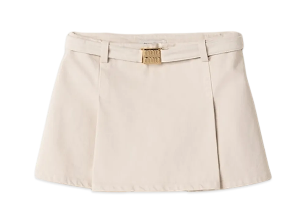 ミュウミュウ レディース デニムミニスカート 