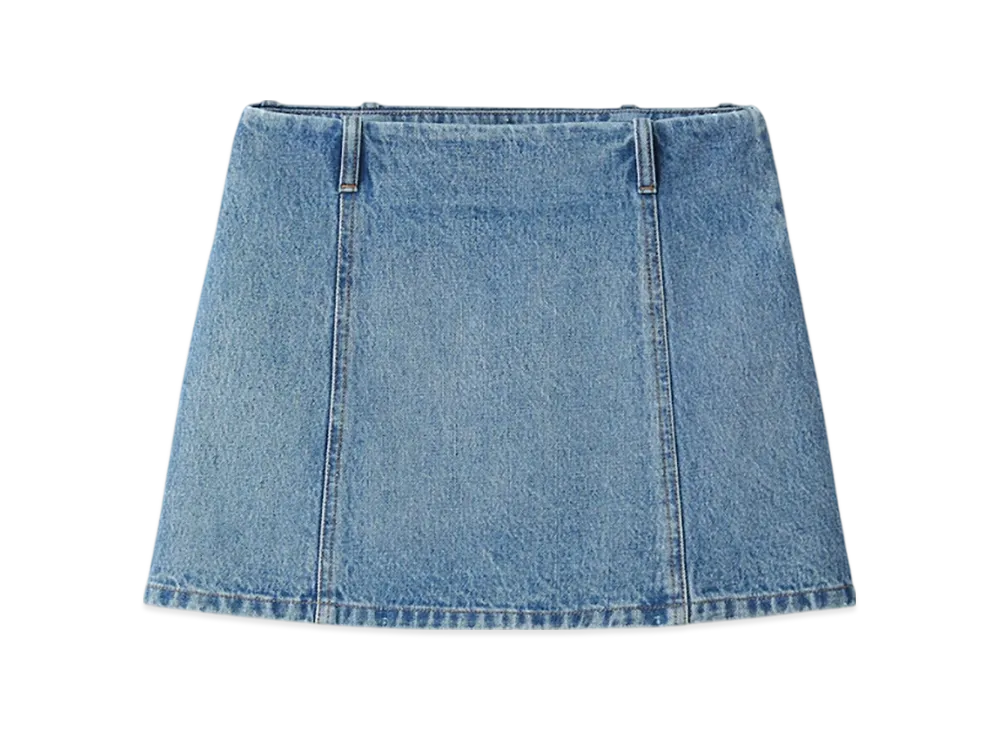 MIU MIU Women's Denim Mini Skirt "Sapphire Blue"