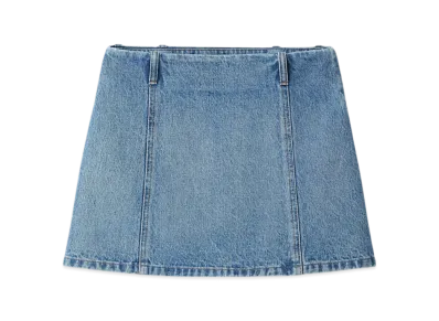 MIU MIU Women's Denim Mini Skirt "Sapphire Blue"