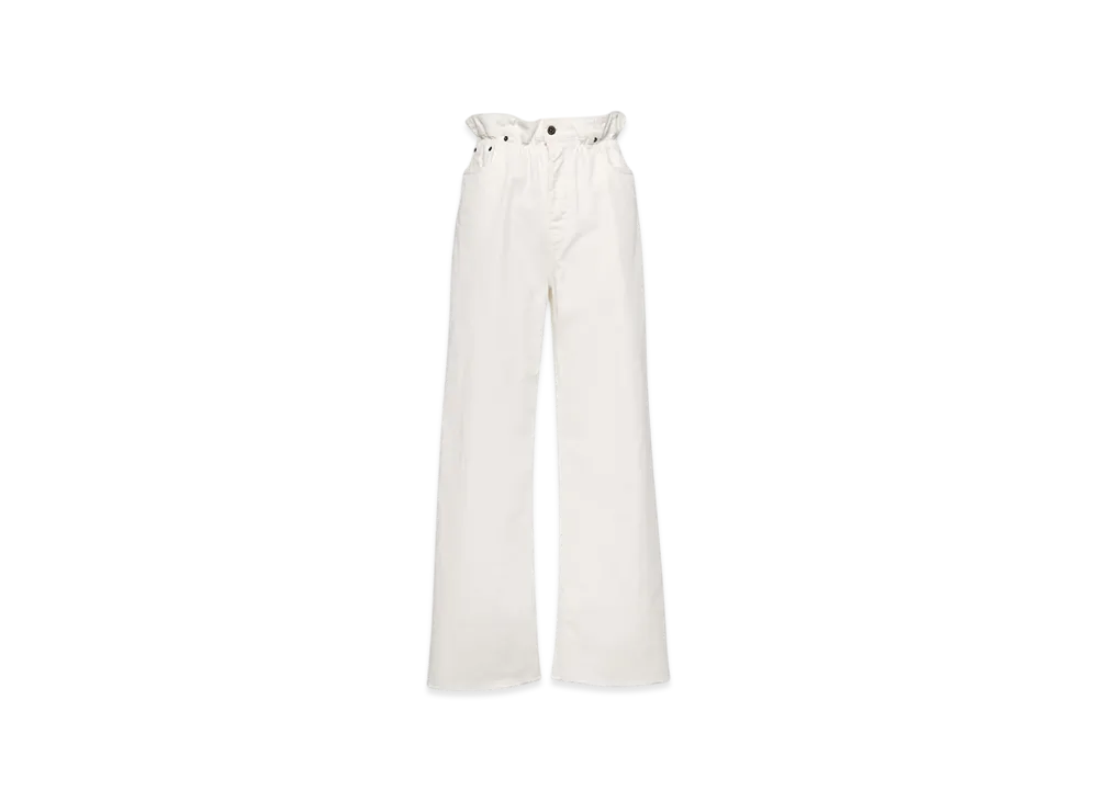 MIU MIU Women's Denim Pants "White"
