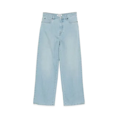 MIU MIU Women's Jeans "Light Blue"