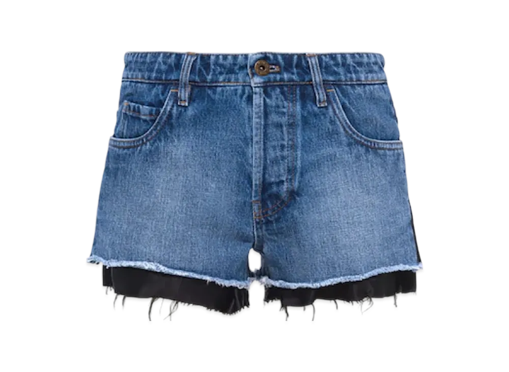 MIU MIU Women's Denim Shorts "Blue"
