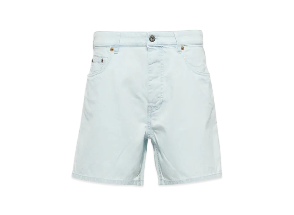 MIU MIU Women's Denim Bermudas "Light Blue"