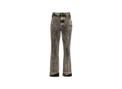 MIU MIU Women's Marbleized Denim Jeans "Black"