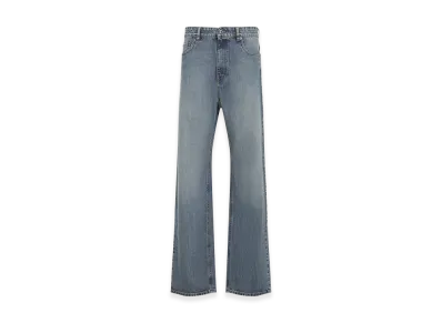 MIU MIU Women's 5 Pocket Denim Dirty Wide Leg "Blue"
