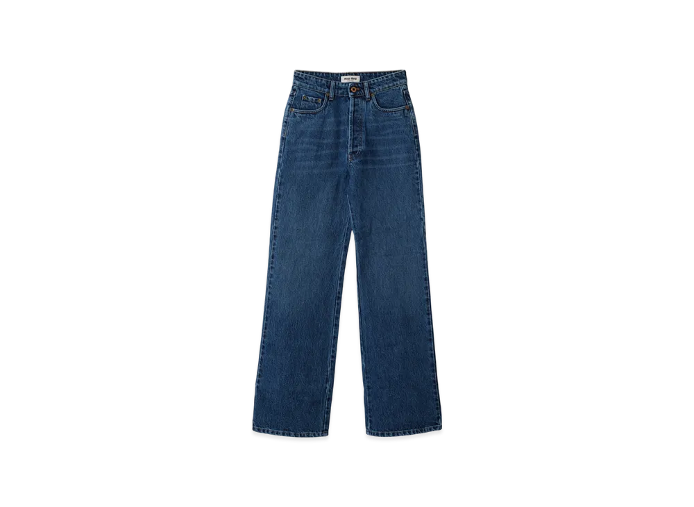 MIU MIU Flared Denim Jeans "Blue"