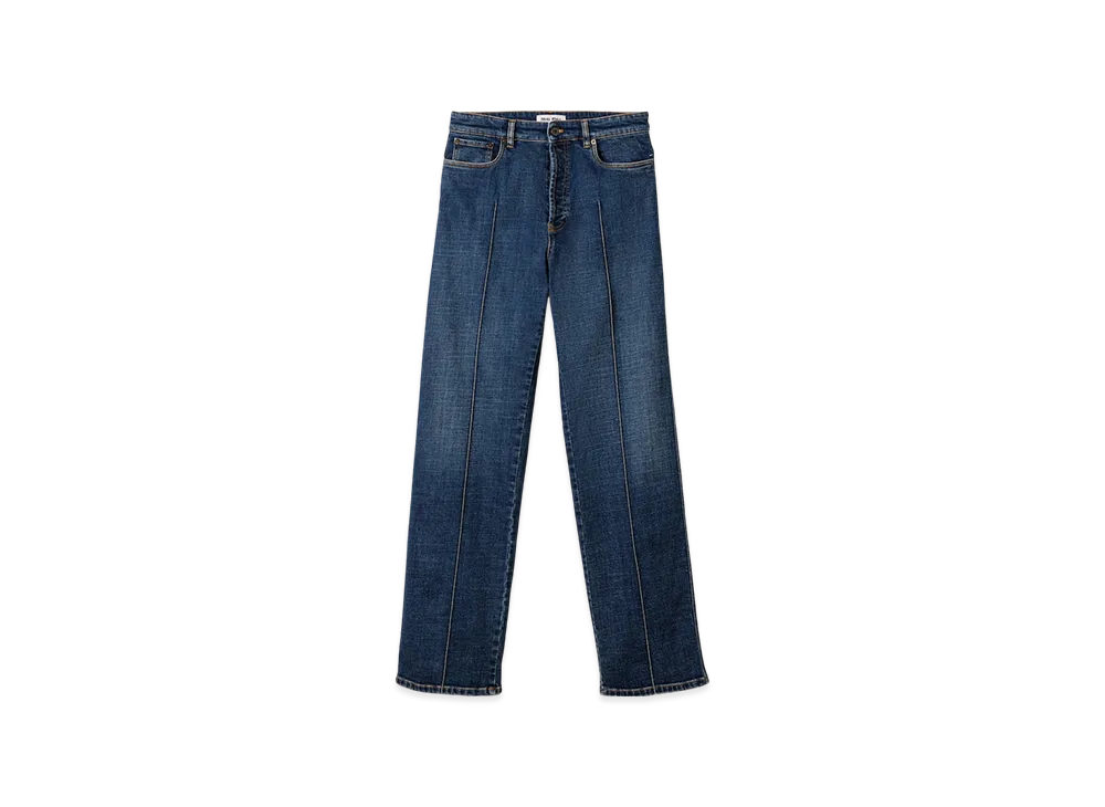 MIU MIU Women's Stretch Denim Pants "Blue"