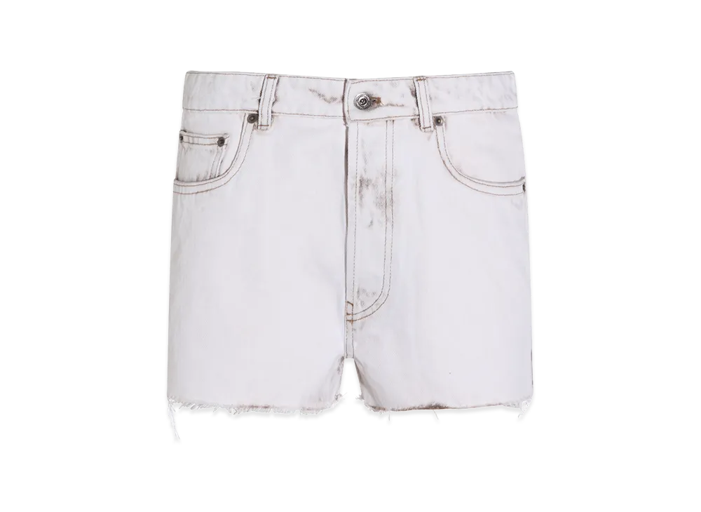 MIU MIU Women's Denim Shorts "White"