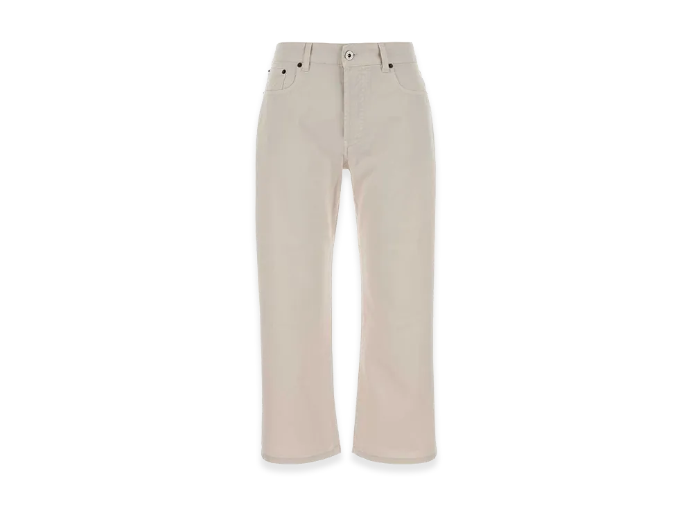 MIU MIU Women's Cotton Pant "Ivory"
