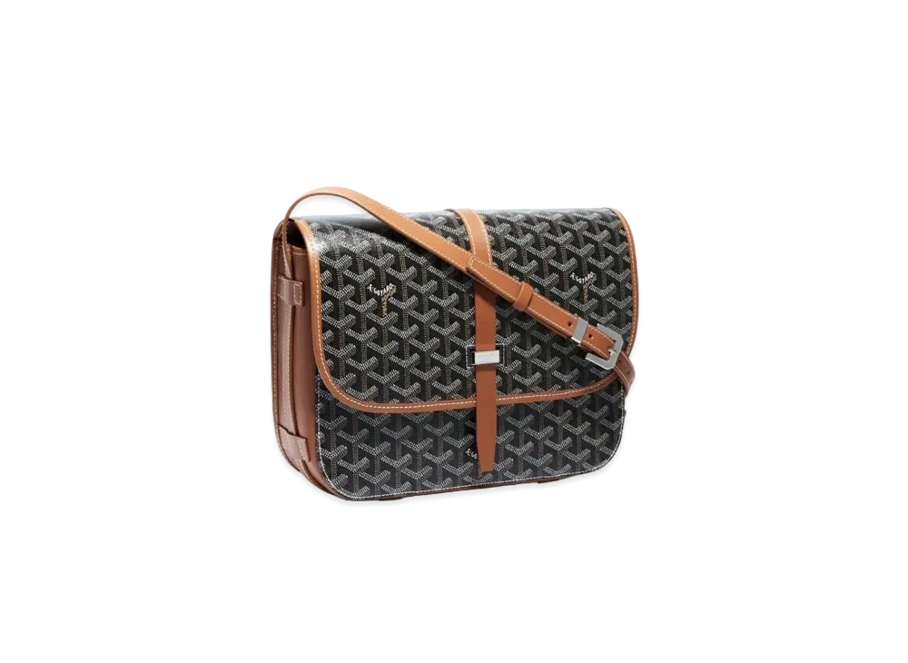 Goyard Belvedere MM Bag "Black/Brown"