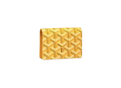 Goyard Malesherbes Card Wallet "Yellow"