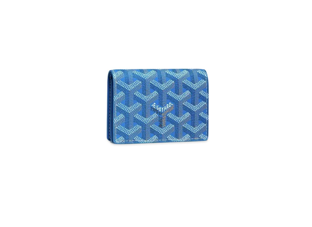 Goyard Malesherbes Card Wallet "Blue"