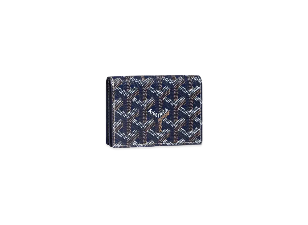 Goyard Malesherbes Card Wallet "Navy"