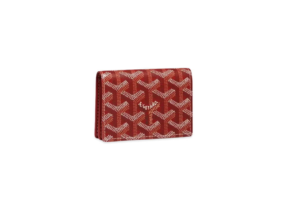Goyard Malesherbes Card Wallet "Red"