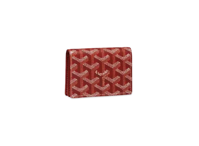 Goyard Malesherbes Card Wallet "Red"