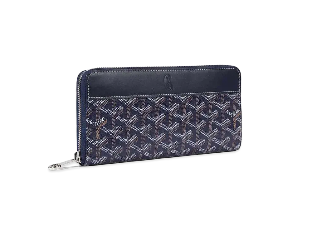 Goyard Matignon GM Wallet "Navy"