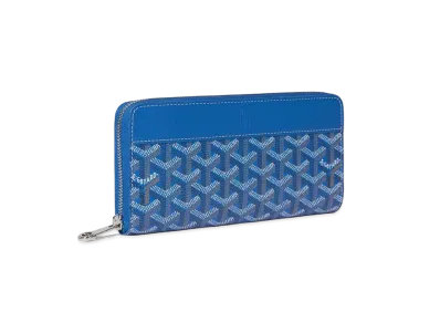 Goyard Matignon GM Wallet "Blue"