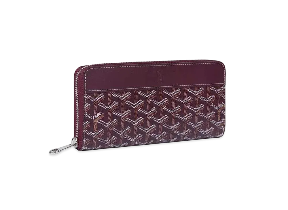 Goyard Matignon GM Wallet "Burgundy"