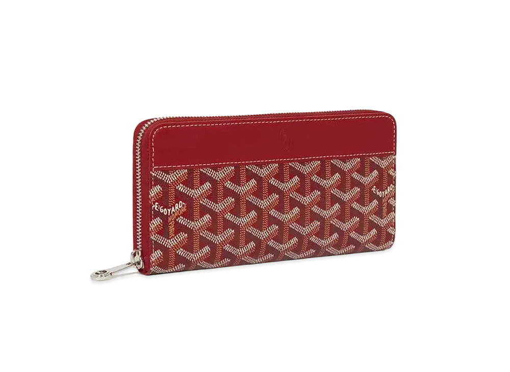 Goyard Matignon GM Wallet "Red"