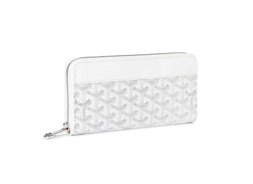 Goyard Matignon GM Wallet "White"