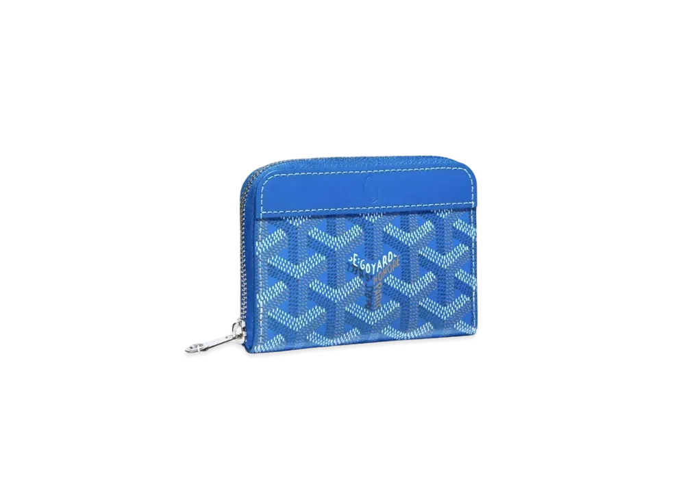 Goyard Matignon Mini Wallet "Blue"