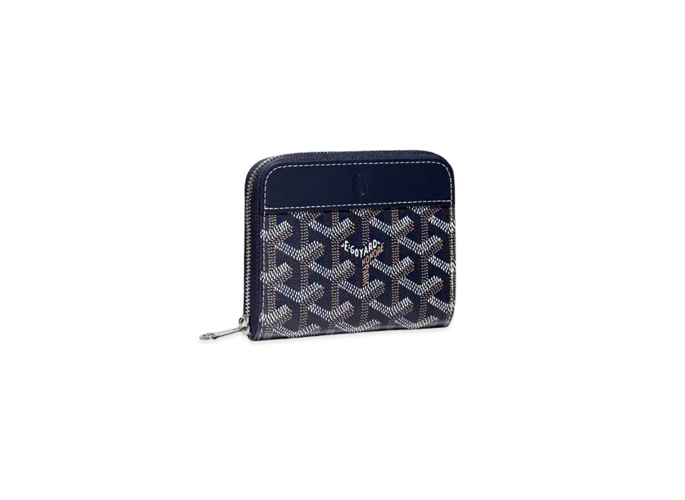 Goyard Matignon Mini Wallet "Navy"
