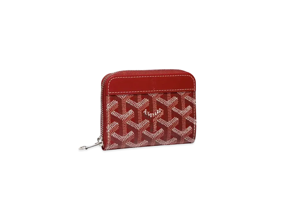 Goyard Matignon Mini Wallet "Red"
