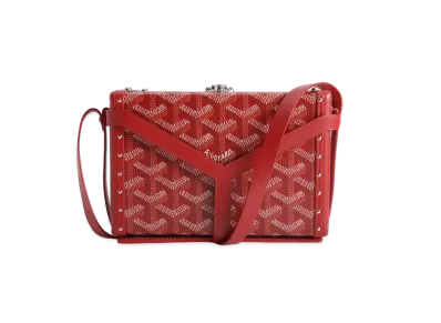 Goyard Minaudiere Trunk Bag "Red"