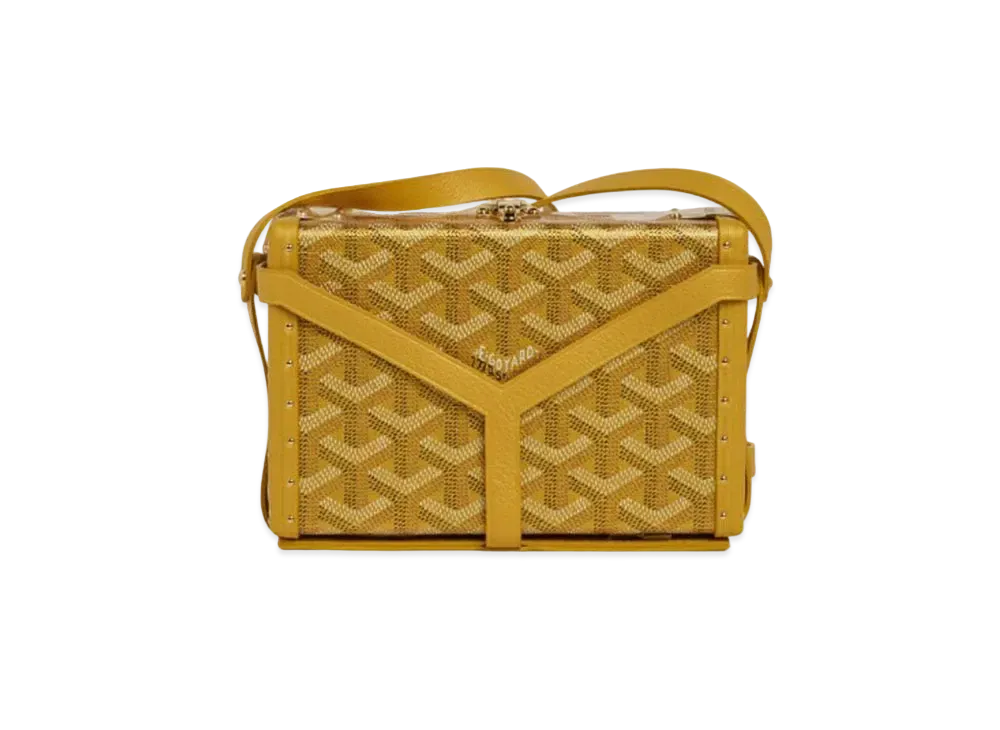 Goyard Minaudiere Trunk Bag "Gold"